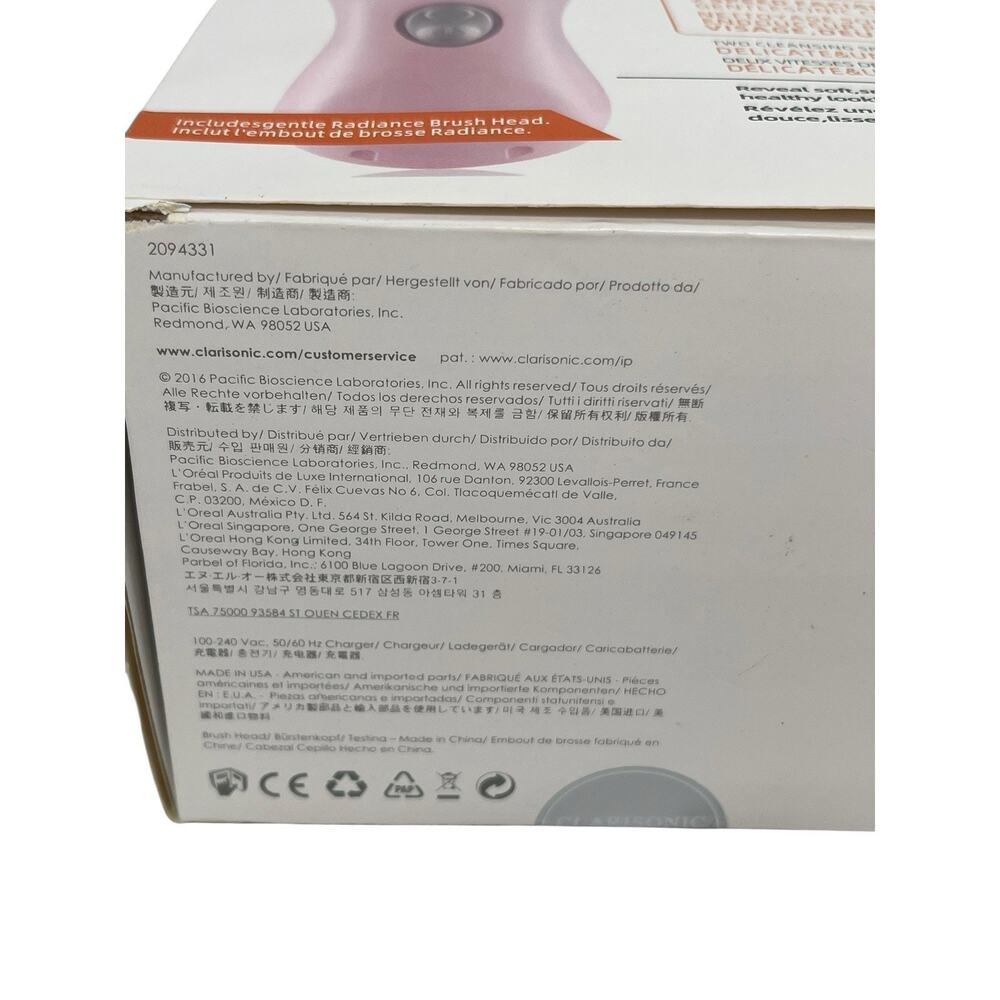 New Clarisonic Mia 2 Sonic Skin Cleansing System Pink Sealed - Picture 6 of 9